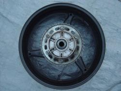 02-03 Honda CBR 954RR Rear Wheel with Sprocket and Rotor