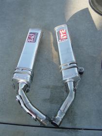 04-06 Yamaha R1 Aftermarket Yoshimura Slipon Exhaust 