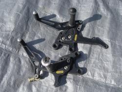 04-05 Suzuki GSXR 600 750 Aftermarket Arrow Right and Left Adjustable Rearsets 