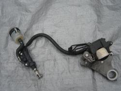 07-08 Yamaha R1 Rear Master Cylinder, Brake Lines and Caliper