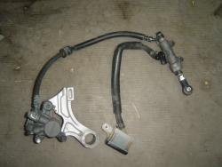 07-08 Honda CBR 600RR Rear Master Cylinder, Brake Lines and Caliper