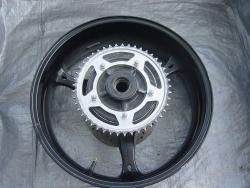 06-07 Suzuki GSXR 600 750  Rear Wheel with Sprocket and Rotor
