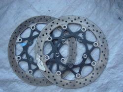 06-07 Suzuki GSXR 600 750  Front Rotors - Bent