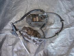 01-03 Suzuki GSXR 600 Front Master Cylinder, Brake Lines and Calipers