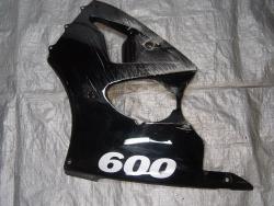 00-02 Kawasaki ZX6R / 05-08 ZZR600 Fairing - Left Mid 