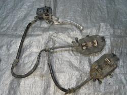 01-06 Honda CBR F4i Front Master Cylinder, Brake Lines and Calipers