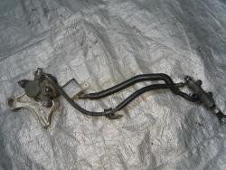 05-06 Honda CBR 600RR Rear Master Cylinder, Brake Lines and Caliper