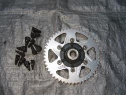 03-05 Yamaha R6 / 06-10 R6s Aftermarket Vortex 435-50 Rear Sprocket and Cush Drive Assy.