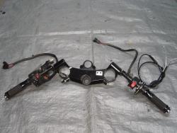 00-05 Kawasaki ZX12 Aftermarket Riser Clipons, OEM Controls and Upper Triple Tree