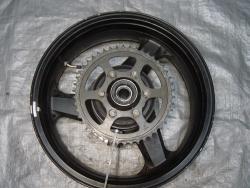 00-05 Kawasaki ZX12 Rear Wheel with Sprocket and Rotor