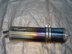 02-03 Honda CBR 954RR Aftermarket Exhaust - Scorpion Titanium 