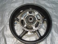 03-05 Yamaha R6 / 06-10 R6s Rear Wheel with Sprocket and Rotor