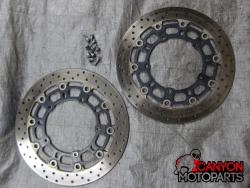 06-07 Yamaha YZF R6 Front Rotors - STRAIGHT