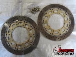 06-07 Yamaha YZF R6 Front Rotors - STRAIGHT