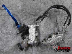 11-16 Suzuki GSXR 600 750 Front Master Cylinder, Brake Lines and Brembo Calipers