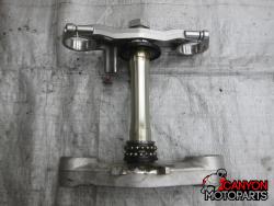05-06 Kawasaki ZX636 Upper and Lower Triple Tree with Steering Stem 