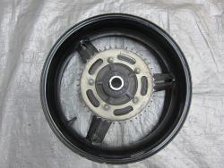 04-05 Suzuki GSXR 600 750 Rear Wheel with Sprocket and Rotor