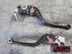 06-07 Suzuki GSXR 600 750 Aftermarket CRG Adjustable Levers RN-511 AN-643