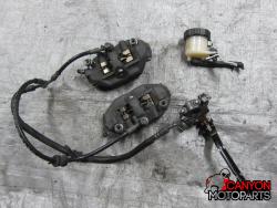 07-08 Honda CBR 600RR Front Master Cylinder, Brake Lines and Calipers