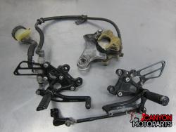 02-03 Honda CBR 954RR Aftermarket Sato Adjustable Rearsets
