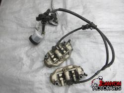 06-07 Honda CBR 1000RR Front Master Cylinder, Brake Lines and Calipers