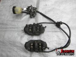 06-07 Honda CBR 1000RR Front Master Cylinder, Brake Lines and Calipers