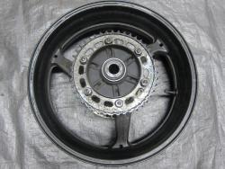 05-06 Honda CBR 600RR Rear Wheel with Sprocket and Rotor