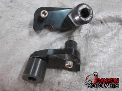 09-14 Yamaha YZF R1 Aftermarket Motovation Frame Sliders