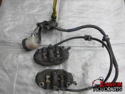 07-08 Honda CBR 600RR Front Master Cylinder, Brake Lines and Calipers