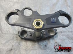 09-11 Suzuki GSXR 1000 Upper and Lower Triple Tree with Steering Stem 