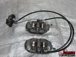 06-07 Suzuki GSXR 600 750 Front Master Cylinder, Brake Lines and Calipers