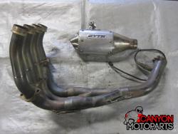 06-07 Yamaha YZF R6 Aftermarket Full Exhaust w/ GYTR Slipon