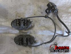 05-06 Honda CBR 600RR Front Master Cylinder, Brake Lines and Calipers