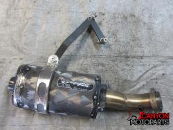 13-17 Kawasaki ZX6R Aftermarket Two Brothers Racing Black Series Exhaust 