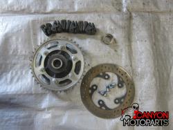 12-16 Suzuki GSXR 1000 Rear Wheel Sprocket and Rotor