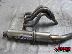 00-05 Kawasaki ZX12 Aftermarket Arata Full Titanium Exhaust Headers Slipon