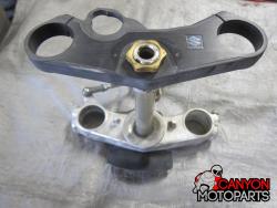 08-09 Suzuki GSXR 600 750 Upper and Lower Triple Tree with Steering Stem 