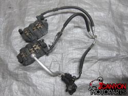 09-12 Yamaha YZF R1 Front Master Cylinder, Brake Lines and Calipers