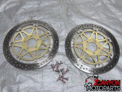 00-05 Kawasaki ZX12 Front Rotors - STRAIGHT