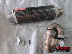 08-11 Honda CBR 1000RR Aftermarket KR Tuned Carbon Slip On Exhaust 