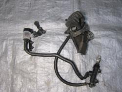 07-08 Kawasaki ZX6 Rear Master Cylinder, Brake Lines and Caliper