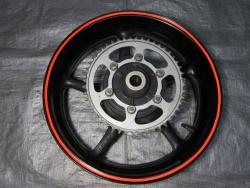 03-05 Yamaha R6 / 06-10 R6s Rear Wheel with Sprocket and Rotor