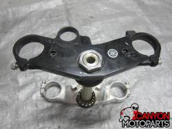 98-01 Yamaha R1 Upper and Lower Triple Tree with Steering Stem 