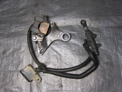 05-06 Honda CBR 600RR Rear Master Cylinder, Brake Lines and Caliper