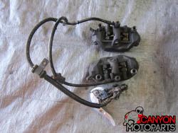 06-07 Honda CBR 1000RR Front Master Cylinder, Brake Lines and Calipers