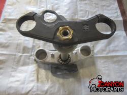 08-09 Suzuki GSXR 600 750 Upper and Lower Triple Tree with Steering Stem 