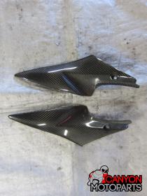 06-07 Suzuki GSXR 600 750 Aftermarket Carbon Fiber Fuel Tank Accent Panels