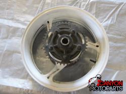 08-09 Suzuki GSXR 600 750 Rear Wheel with Sprocket and Rotor