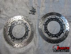 98-01 Yamaha R1 Front Rotors - STRAIGHT