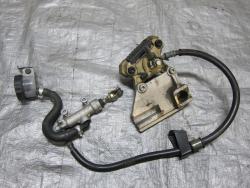 00-05 Kawasaki ZX12 Rear M00-05 Kawasaki ZX12 Rear Master Cylinder, Brake Lines and Caliperaster Cylinder, Brake Lines and Caliper